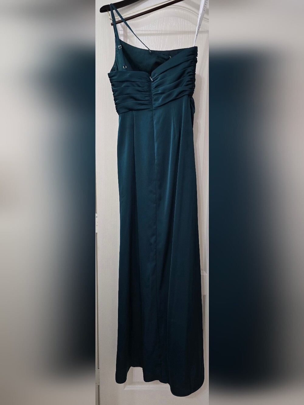 Azazie Teal Maxi Skirt - Sleek Floor-Length Design